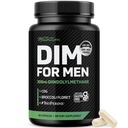 DIM Supplement for Men 300mg | Estrogen Blocker & Aromatase Inhibitor | Extra Strength Men’s Hormone Balance & Fitness Booster with Diindolylmethane Plus CDG & Broccoli Floret | Gluten-Free | 60 Ct