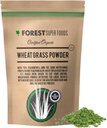 Forest Super Foods Organic Australian Grown Young Wheat Grass Powder 500g (60 Day Supply) | Premium Quality + Gluten Free | High in Vitamins and Chlorophyll