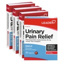 LEADER Urinary Maximum Strength, Fast Action for Burning & Urgency, Phenazopyridine Hydrochloride 95 mg, 30 Tablets, 4-Pack