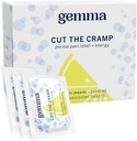 Gemma Cut The Cramp - Fast Menstrual Cramp & Period Pain Relief - Multi-Symptom Formula Treats Menstrual Cramps, Fatigue, Bloating, Headache in 15 Minutes