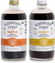 Syrup Bundle – 2 Bottles of Delicious, Gluten-Free Elderberry Herbal Supplements with Potent Immune Benefits Made from Only Organic Ingredients in Small Batches in The USA - 32oz
