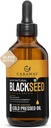 CARAWAY Organic Black Seed Oil - Cold Pressed Nigella Sativa Oil - Pure and Unrefined - Rich in Thymoquinone for Immune Support, Hair and Skin Care | Glass Bottle