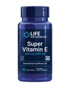 Life Extension Super Vitamin E, 268 mg (400 IU), Non-Synthetic Vitamin E Supplement Promotes Whole-Body Health, Gluten-Free, Non-GMO, 90 softgels