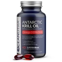 100% Pure Organic Krill Oil 1000mg, 60-Day, Omega 3 Supplement, Highest Concentration 56% Phospholipids, Wild Caught, Sustainable Traceable Antarctic Omega 3, Astaxanthin, Heart, No Fish Oil