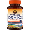 Vitalitown Vitamin D3 K2 Supplement, D3 5000 IU, Vitamin K2 MK-7 100 mcg, Non-GMO, No Gluten & Soy, for Bone, Teeth, Immune & Heart Health, 120 Softgels