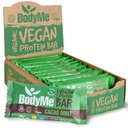 BodyMe Organic Vegan Protein Bar | Raw Cacao Mint | Box of 12 x 2.12oz (60g) | with 3 Plant Proteins