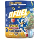 G Fuel Sonic 2.0 Energy Drink Powder, Pre Workout Caffeine Mix for Gaming, Sugar Free Focus Amino, Vitamin + Antioxidants, 9.8oz (Peach Ring Candy, 40 Servings)