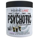 Insane Labz Psychotic Saw, High Stim Pre Workout Powder with OxyGold­™ and AMPiberry®,Extreme Lasting Energy with Teacrine®,Focus with CognitIQ® and Endurance (30 Servings, Watermelon)