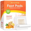 AOSORW Natural Herbal Foot Pads - Overnight Foot Care Patches - Helps You Feel Refreshed - for Daily Relaxation - (Orange, 100 Pads)
