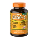 Ester-C American Health with Citrus Bioflavonoids Capsules - 24-Hour Immune Support, Gentle On Stomach, Non-Acidic Vitamin C - Non-GMO, Gluten-Free - 1000 mg, 90 Count