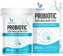 Nature's Physician Probiotics - 100 Billion CFU Per Capsule - 16 Strains + Prebiotics - Best Probiotic Supplement for Women & Men - Supports Immune, Digestive Health, Constipation & Gas - 30 Capsules