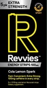 Revvies Extra Strength Energy Strips | Cola Lemon | 30 strips | 100mg Caffeine Strip | 1 strip = 1.25 x energy drink | Less than 2 Calories | Vegan | 6 x 5PK