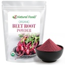 Z Natural Foods Organic Beet Root Powder - Nutrient-Dense Beetroot Powder with Antioxidants, Nitric Oxide for Heart Health, Energy - Perfect for Smoothies, Beets Juice, & Recipes, 1 lb