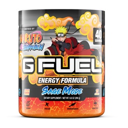 G Fuel Sage Mode Energy Drink Powder, Pre Workout Caffeine Mix for Gaming, Sugar Free Focus Amino, Vitamin + Antioxidants, 9.9oz (Grapefruit + White Peach, 40 Servings)
