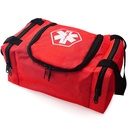 ASA TECHMED First Aid Responder EMS Emergency Medical Trauma Bag EMT, Fire Fighter, Police Officer, Paramedics, Nurse, Red