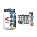 Bundle of Dymatize Performance Protein Shake, Fruity Pebbles (12 pack) + ISO100 Whey Protein Powder Isolate, Gourmet Vanilla (20 Servings)