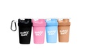 Colors 4 Pack - 4oz Mini Shaker Bottle for Pre Workout, Creatine, Small Scoop Supplements (Not for Protein) Clip & Shaker Ball