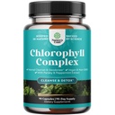 Chlorophyll Capsules for Cleanse and Detox Support - Internal Deodorant Pills for Body Odor with Mint & Parsley Extract Healthy Skin Immunity & Digestive Support - Vegan Non-GMO & Gluten Free (90ct)