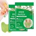 80Pcs Natural Knee Joint Patches,Herbal Patch Pad Balance,Mugwort Herbal Knee Patches,Long-Lasting Knee Comfort, Knee Joint Relief Patches