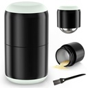 DEPAD Pill Crusher Stainless Steel, Pill Crusher Fine Powder, Pill Crushers for Elderly and Pets, Pill Grinder Fine Powder with Brush, Twist-to-Grind