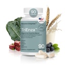 TriEnza Digestive Enzymes for Women and Men– Digestive Enzyme Supplements for Proteins, Carbs, Fats & Polyphenols Digestion – Help Break Down Wheat, Dairy, Soy & Meats - Health Supplement,90 Capsules