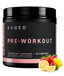 Kaged Original Pre Workout Powder | Strawberry Lemonade | Pre Formulated with Creatine, Beta Alanine, Pure Caffeine | 20 Servings