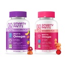 SmartyPants Mom & Toddler Daily Nutrition Bundle: Women’s + Toddler Multivitamin Gummies with Omega-3 DHA/EPA, Vitamins D3, B12, A & Zinc – Gluten Free, Non-GMO, 90 & 60 Count (Pack of 2
