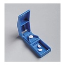Dukal TEC 6341 Tech-Med Pill Cutter, Stainless Steel Blade, Blue