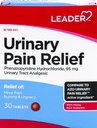 LEADER Urinary Pain Relief Maximum Strength, Fast Relief of UTI Pain, Burning & Urgency, Urinary Tract Infection, Phenazopyridine Hydrochloride 95 mg, 30 Tablets, 5-Pack