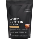 Sports Research® 100% Whey Protein Isolate Chocolate Peanut Butter - U.S. Sourced Protein Powder w/BCAAs -No Artificial Flavors or Gums- Informed Sport Tested · Gluten Free- 2lb Bulk Bag, 25 Servings