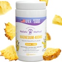 Magnesium Citrate Gummies - Sugar-Free, Vegan and Non-GMO for Better Sleep and Relaxation - No Sugar Alcohol - Magnesium Supplement for Adults, Teens and Kids - Pineapple - 240 Chews
