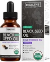 USDA Organic Black Seed Oil Liquid (4 fl oz) Premium Cold-Pressed Nigella Sativa Producing Pure Black Cumin Seed Oil - Antioxidant Supplement - Vegan, Gluten-Free, & Non-GMO (No Pills or Capsules)