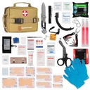 Surviveware 119 Pcs Comprehensive Premium Survival First Aid Kit - Medical Emergency Kit for Travel Camping Gear, Home Essentials & Outdoor Emergencies - HSA & FSA Eligible Survival Kit