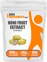 BulkSupplements.com Noni Fruit Extract Powder - Noni Fruit Supplement, Superfood Powder - Gluten Free, 500mg per Serving, 250g (8.8 oz) (Pack of 1)