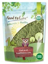 Food to Live Organic Alfalfa Powder, 8 Ounces - Non-GMO, Made from Raw Dried Whole Young Leaves, Vegan, Bulk, Great for Baking, Juices, Smoothies, Shakes, Tea, Drinks. for Dietary Fiber and Protein