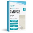 MedVance Calcium Alginate Sterile Dressings Absorbent, 4"x8", Box of 5