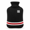 Hot Water Bottle with Classic Striped Cover, 2L Hot Water Bag for Menstrual Cramps, Neck and Shoulder Pain Relief, Hot and Cold Therapies, Hand Feet Warmer