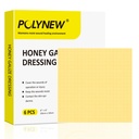 Manuka Honey Gauze Dressing, 6 Individual Pack, 4"x4" Patches, Manuka Honey Wound Care Gauze, for Cuts, Scald and Burns for Wound Healing Dressing