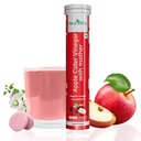 Neuherbs Apple Cider Vinegar with Mother Effervescent Tablet | Weight Loss Supplement with Vitamin B6 & B12 | Zero Added Sugar | Easy To Carry & Consume | For Men & Women | 20 Tablets, Apple Flavour