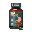 ZEROHARM Gas Relief Capsules | Ayurvedic Pre‑Probiotic & Digestive Enzymes Blend with Triphala (Amla, Haritaki, Bibhitaki) | Eases Digestion, Bloating, Gas Relief & Acidity | Men & Women | 60 Capsules