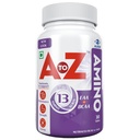 A to Z Amino Tablets | Amino Acid Supplement for Strength, Muscle Recovery & Protein Synthesis | 13 Amino Acids with Iron, Zinc & Folic Acid | Helps Reduce Weakness & Fatigue | Vegetarian Formula | 30 Tablets