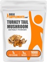 BulkSupplements.com Turkey Tail Mushroom Extract Powder - Coriolus Versicolor Extract, Mushroom Supplement - Vegan & Gluten Free, 1g per Serving, 1kg (2.2 lbs) (Pack of 1)