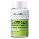 Health Veda Organics Plant Based Glucosamine Chondroitin & MSM I 60 Capsules I Supports Healthy Joint, Bones & Cartilage