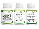 Nveda Joint Support 90 Tabs & Calcium Tablets 120 Tabs Combo | Collagen Type 2, Glucosamine, MSM, Calcium with Vitamin D3, K2, Magnesium & Zinc | Bone & Joint Health Support