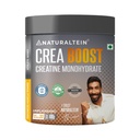 NATURALTEIN Creatine Monohydrate Unflavoured (100 Grams, 33 Servings)| Boosts Strength, Endurance & Muscle Recovery | No Fillers, No Preservatives|Fast Recovery|Increases Muscle Mass