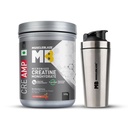 MuscleBlaze Micronised Creatine Monohydrate CreAMP, 320g + Shaker