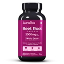 Beet Root Capsules 2000mg | 6-in-1 Nitric Oxide Support with Beetroot, L-Arginine, L-Citrulline & Grape Seed | Supports Circulation, Heart & Muscle Health, Energy, Stamina & Endurance | 60 Vegan Capsules