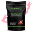Nakpro L-Glutamine Powder | 4g Glutamine Per Serving, 50 Servings | Post Workout Amino Acid Supplement for Muscle Growth and Recovery (Pink Guava, 250g)