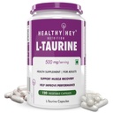 HealthyHey L-Taurine - Amino Acid Supplement - 120 Vegetable Capsules