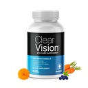 Clear Vision Eye Care Tablets | Lutein, Zeaxanthin, Bilberry & Astaxanthin | Eye Health Supplement for Digital Eye Strain, Dry Eyes & Blue Light Protection | Daily Eye Multivitamin (Combo Pack)